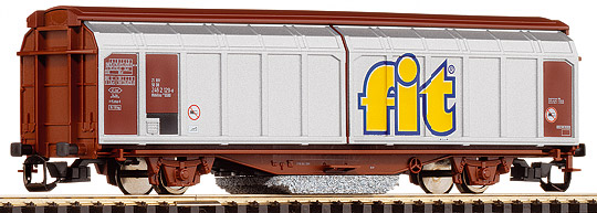 Track cleaning car with "FIT" advertisement<br /><a href='images/pictures/Roco/37547.jpg' target='_blank'>Full size image</a>
